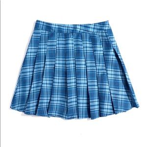 Plaid print pleaded Mimi skirt New